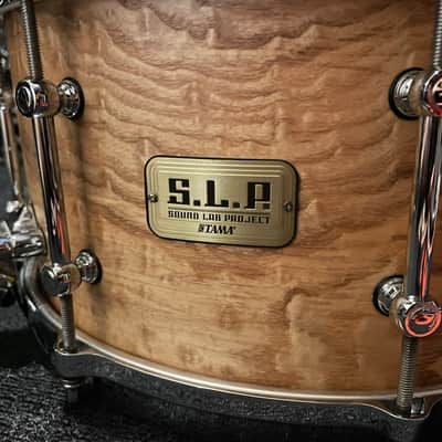 Tama LGM137STA 7x13" S.L.P. Series G-Maple Snare Drum 2012 - Present - Satin Tamo Ash image 9