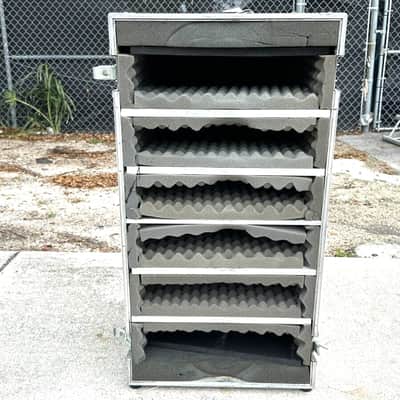 Calzone Cases 15" 6 Slot Monitor Case On Wheels #5001 (One)THS image 1