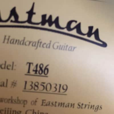 Eastman T486 Classic T486 Classic Archtop Semi-Hollow Body Guitar PRISTINE 2018 image 8