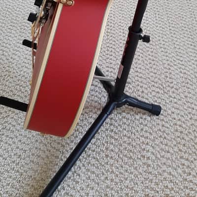 D'Angelico Deluxe EXL-1 Hollow Body Archtop 2010s - Matte Cherry image 11