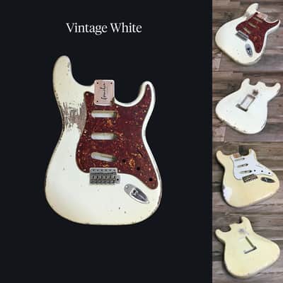 Made to Order - FRANCHIN Mercury guitar body Relic Aged 100% Nitro Lacquer (Sunburst/ Black/ White/ Blue/ Green/ Yellow/ Red/ Pink/ Burgundy/ Purple/ Gold/ Silver, etc.) Basswood Poplar Stratocaster-Strat-S-Style Made in Italy image 6