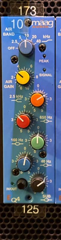 Maag Audio EQ4 500 Series Equalizer Module 2010s - Blue image 1