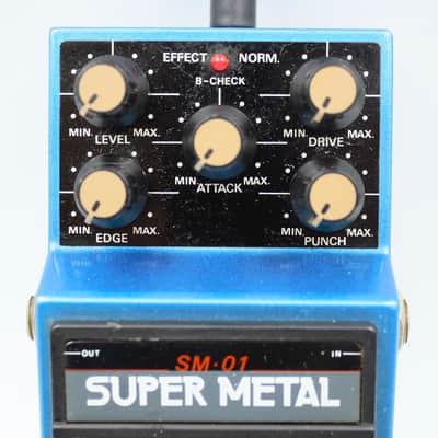 Maxon SM-01 Super Metal Made in Japan Distortion Guitar Effect Pedal 173327 image 3