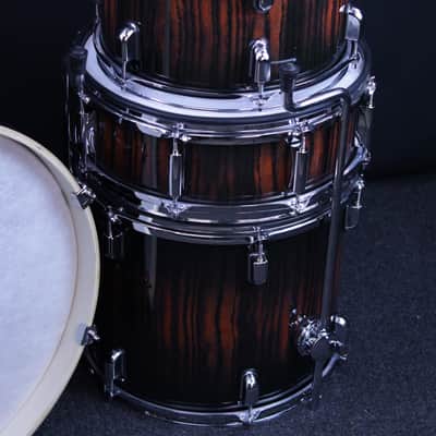 Jobeky Compact Pro 6 Piece Drum Set - Bubinga Fade image 4