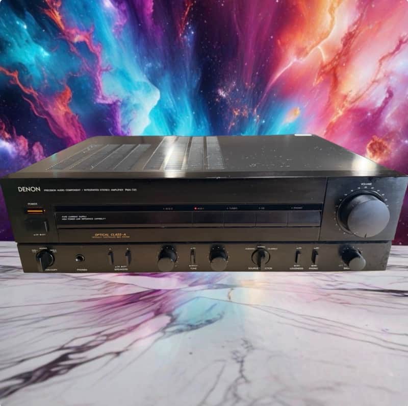 DENON PMA-720 Stereo Amplifier Optical class A Tested Works Great Good Power🎶🔥