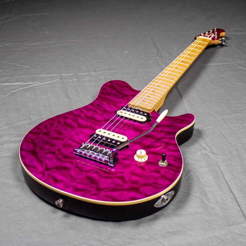 OLP by Ernie Ball Music Man MM1 EVH Axis Transparent Purple Purple