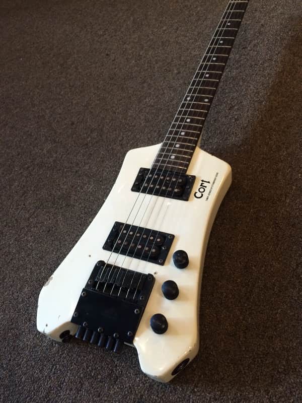 Cort Licensed Steinberger Headless Guitar 80's Whiie image 1