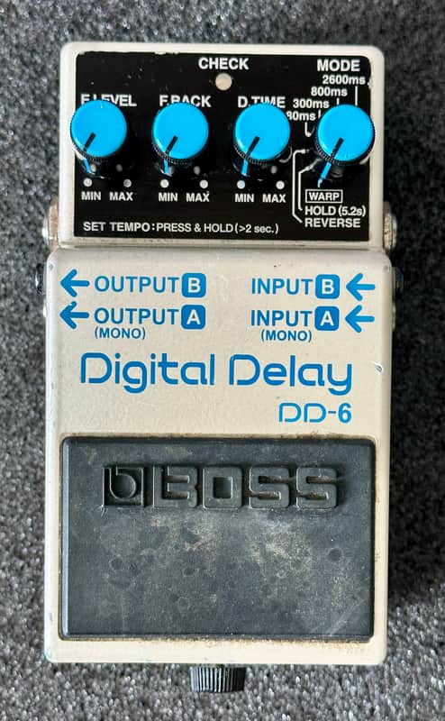 Boss DD-6 Digital Delay Pedal - White image 1
