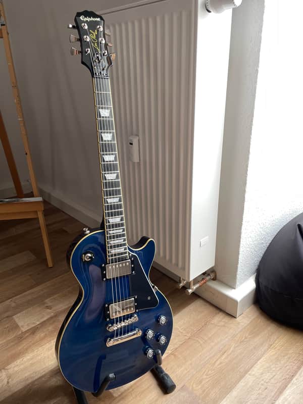 Epiphone Les Paul Ultra III 2011 - 2019 - Midnight Sapphire - Modified image 1