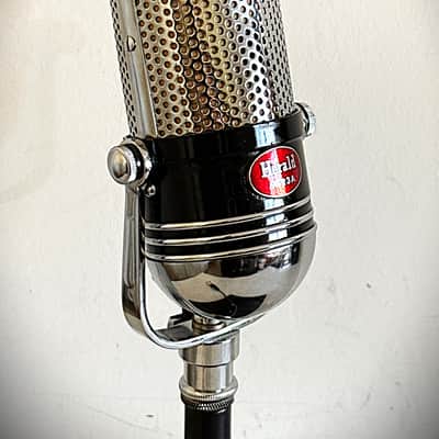 Rare 1960's Herald Dynamic Pill Microphone, upgraded audio, w/box, stand, Calrad image 6