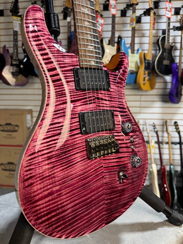 PRS Custom 24-08 10-Top 2026 Electric Guitar - Pomegranate w/OHSC & PLEK*D #516 image 1
