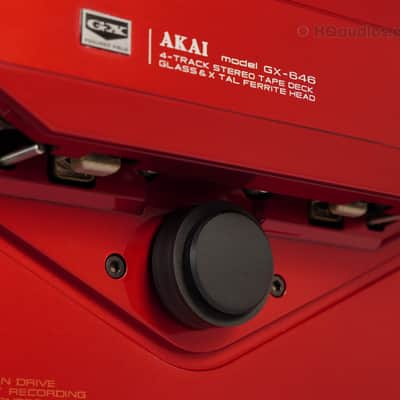 Akai GX-646 Reel-to-Reel Tape Deck Red Serviced w/ Hubs Reel - 1 Year Warranty image 14