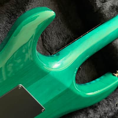 Carvin DC400C in Translucent Green Teal Quilt **Stunning!** image 12