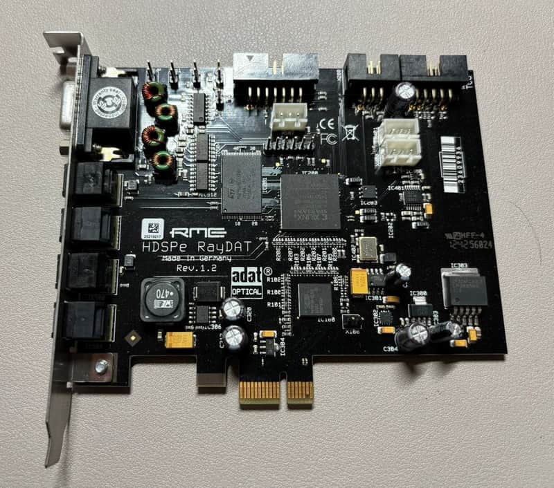 RME HDSPe RayDAT v1.2 PCIe Audio Interface image 1