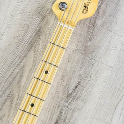 G&L USA CLF Research L-2000 Electric Bass Maple Fretboard Jet Black w/ Hard Case image 6