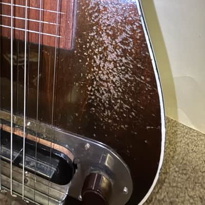 Recording King Model "D" made by Gibson 1939-1940 LAP STEEL W/ CASE PLAYER image 8