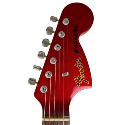 Fender Japan 69 Reissue Mustang 1995-1996 - Candy Apple Red image 10