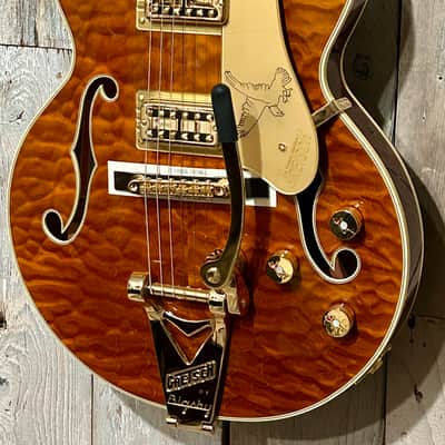 Gretsch Limited Edition Falcon Center Block Jr. 2025 - Roundup Orange, Ships Super Fast, Killer Pro Set Up Included! image 5