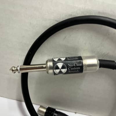 Nu-Clear Custom Belt Pack Bodypack Guitar Instrument Locking Transmitter Cable Straight 1/4" TS Male Plug to Mini TA4F Female 4-Pin Connector for Shure WA305 Line 6 G50 G55 G90 Relay AKG Lock T1 UT1 SC1 BLX1 PG1 PGX1 GLXD1 QLXD1 SLX1 LX1 ULX1 UC1 Wireless image 3