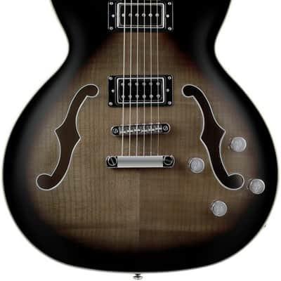 Hagstrom HSVIDLXBA41 Electric Guitar, Viking Baritone DLX, Cosmic Blackburst image 1