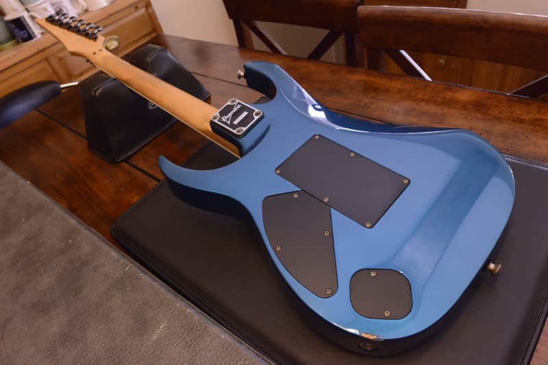 1991 Ibanez RG770DX Laser Blue Original MIJ Guitar Prestige J