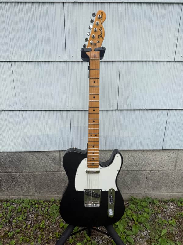 Fender Telecaster with Maple Fretboard 1970 - 1975 - Black - Good