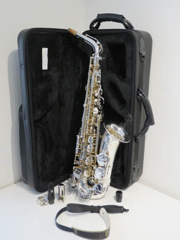 Selmer La Voix II SAS-280RS Silver Plated Alto Saxophone with Case image 1