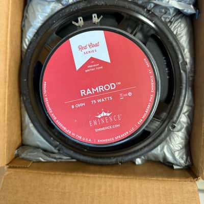 Eminence RR10-8 Redcoat Series Ramrod 10" 75-Watt Replacement Speaker - 8 Ohm 2010s - Red image 1