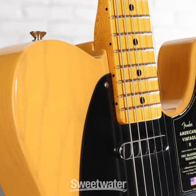 Fender American Vintage II 1951 Telecaster Electric Guitar - Butterscotch Blonde (TeleAV251BBd2) image 4