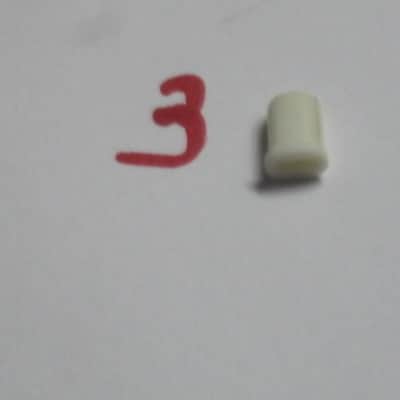 FIVE USED Slider CAPS for GE7 Equalizer or GE7B Bass Equalizer [all caps have visible cracks: 3 caps have hair-line cracks / one cap slightly wider crack(s) / one cap has bigger gap-crack(s)] AS IS & 1 new grommet image 17