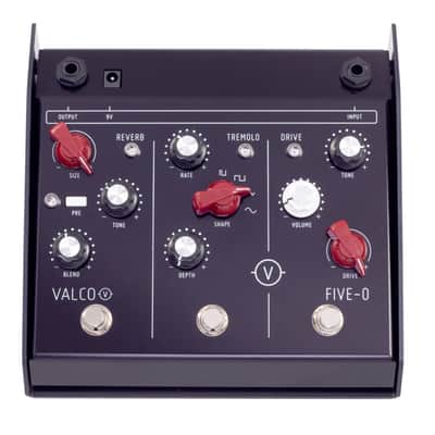 Valco® Five-O Pedal - Black / International image 1