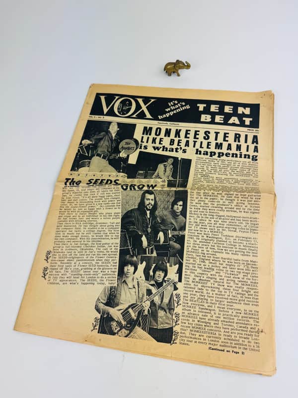 Vox Teen Beat Newspaper (Vol. II, No. 2) 1967 image 1