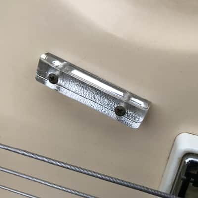 Rare 1961 Valpro National 85 4-string Bass  Res-O-Glas  w/OHSC White image 9