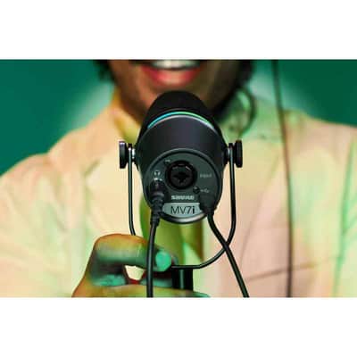 SHURE MV7I Bureau / Podcast - Microphone avec interf image 7