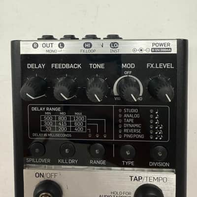 TC Electronic RPT-1 Nova Repeater Delay Echo Guitar Effect Pedal + Power Supply image 2
