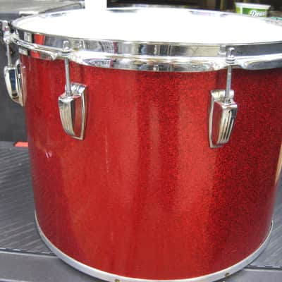 Ludwig 12X16" Concert Tom Late 70's - Red Sparkle image 14
