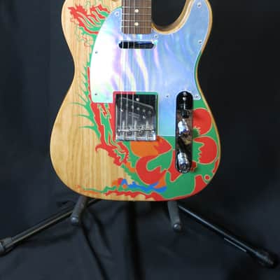 Artist Series Fender Jimmy Page Telecaster Rosewood Fretboard Natural with Dragon Graphic image 6