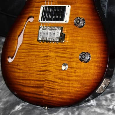 2023 PRS - CE24 Bolt-On Semi-Hollow - Black Amber image 2