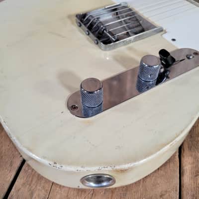 Danocaster Single Cut V Neck 2013 - White Blonde image 18