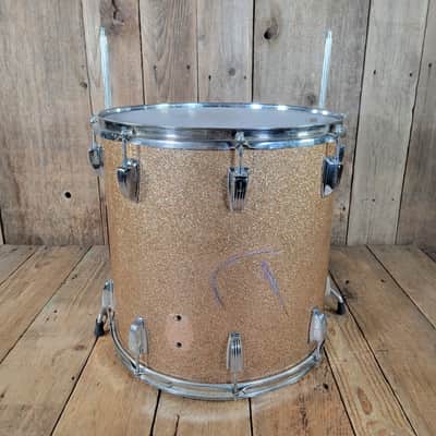 Ludwig Pro Beat Floor Tom 16" x 16" 1976 - Champagne Sparkle image 2
