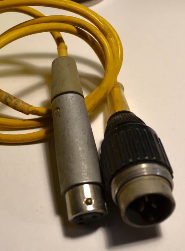 amphenol tuchel 3 pin male cable connector 60's? image 1