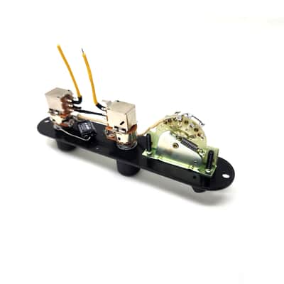 Carparelli 2 Humbuckers/3-Way Toggle Switch/1 Volume/Coil Tap/1 Tone/Coil Tap - Black, Chrome or Gold image 2