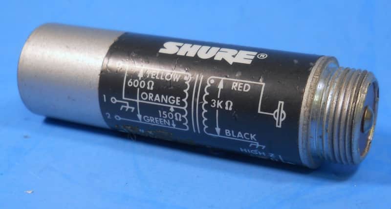 Shure A 97 A Microphone Line Matching Transformer A 97A 1970s - Silver Grey image 1