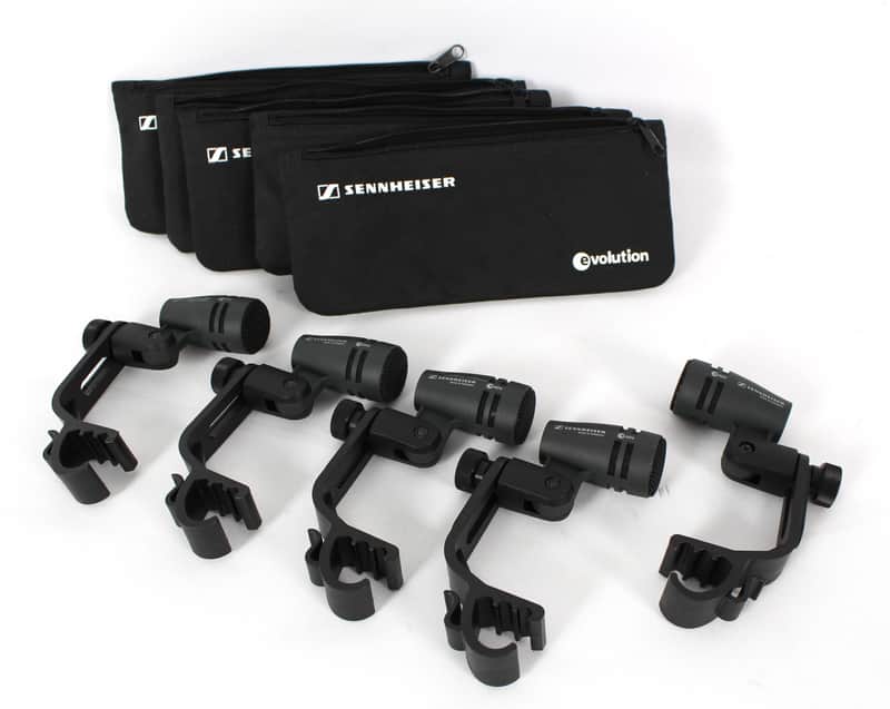 5-Pack of Sennheiser E604 Dynamic Cardioid Mics for Drums Snares and Toms image 1