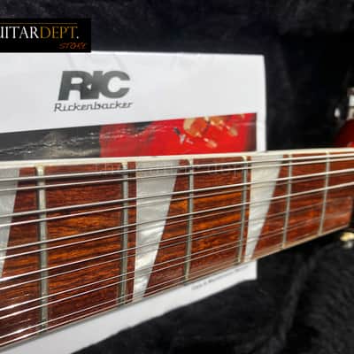 ♚UNDER THE BED♚MEGA RARE!!♚ 2013 RICKENBACKER 660-12 String♚RUBY RED METALLIC !♚7.6K TOASTERS♚360 image 23