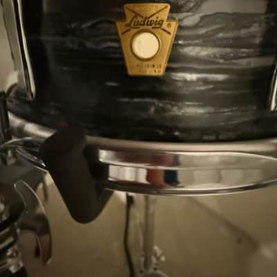 Ludwig Jazz festival snare 1968 - Oyster Black Pearl image 3