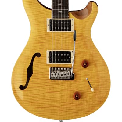 PRS SE Custom 22 Semi-Hollow Santana Yellow image 1