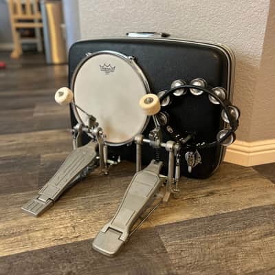 “BLACK WIDOW” busker style suitcase drum by Vintage Suitcase Kick Drums image 3