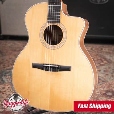 Taylor 214ce-N Nylon Grand Auditorium Acoustic/Electric Guitar with Gig Bag image 1