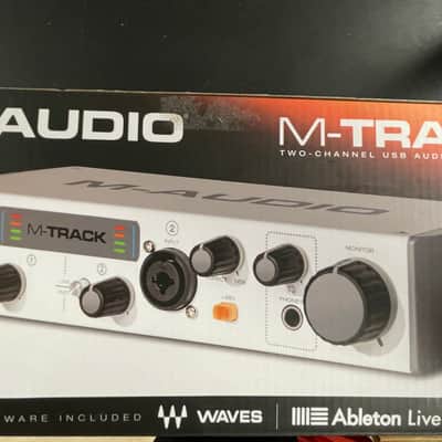 M-Audio M-Track II USB Audio Interface 2010s - Silver image 9